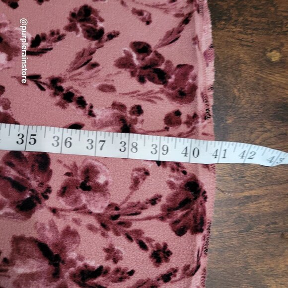 ELLE Floral Fit & Flare Dress M Coquette Ethereal Fairycore Gardencore Country - Picture 8 of 9